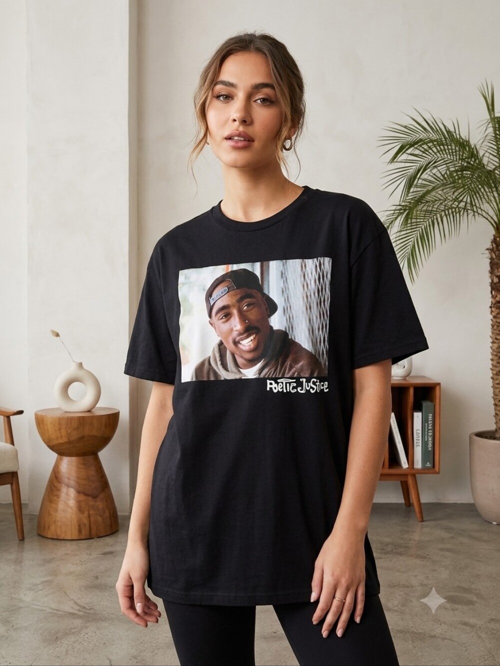 Poetic Justice 2Pac Graphic Tshirt